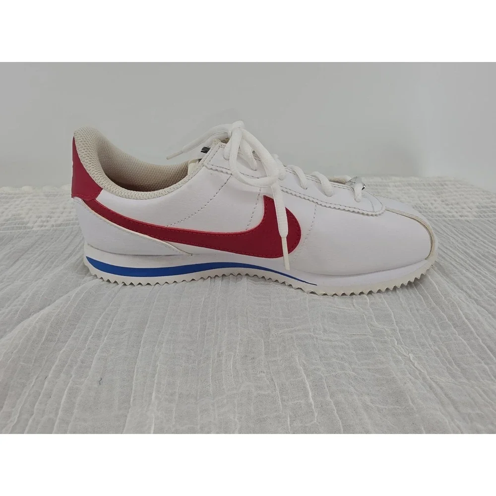Nike Cortez Basic SL White Red Blue 904764-103 Kids 6.5Y Fits Women's 8 Sneaker